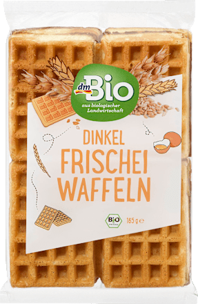 Dmbio Waffeln Dinkel Frischeiwaffeln 165 G Dauerhaft Gunstig Online Kaufen Dm De Honigwaffeln ist mit folgenden zertifikaten ausgezeichnet: waffeln dinkel frischeiwaffeln 165 g