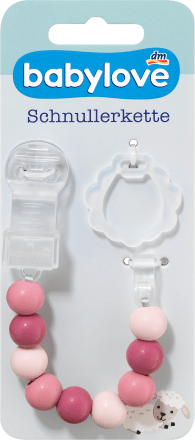 Babylove Schnullerkette Rosa 1 St Dauerhaft Gunstig Online Kaufen Dm De
