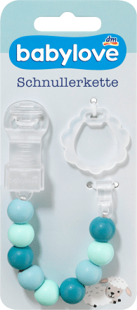 Babylove Schnullerkette Turkis 1 St Dauerhaft Gunstig Online Kaufen Dm De