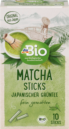 Dmbio Gruner Tee Matcha Sticks Japanischer Gruntee 10 X 2g 20 G Dauerhaft Gunstig Online Kaufen Dm De
