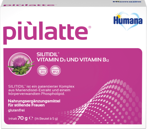 Humana Piulatte Vitamin D3 Vitamin B12 Fur Stillende Frauen 70 G Dauerhaft Gunstig Online Kaufen Dm De