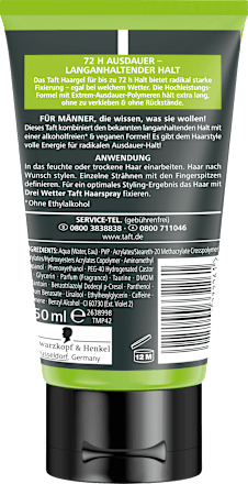 styling gel power marathon radikaler halt 150 ml