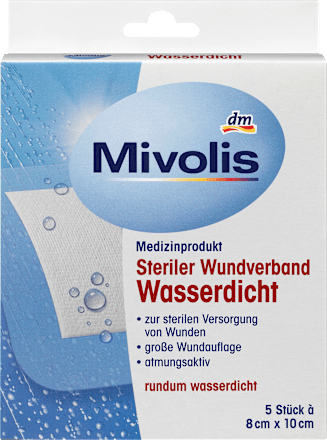 Mivolis Steriler Wundverband Wasserdicht 5 St Dauerhaft Gunstig Online Kaufen Dm De