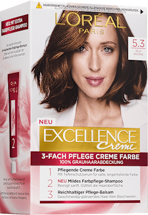 Excellence Haarfarbe Helle Kastanie 5 3 1 St Dauerhaft Gunstig Online Kaufen Dm De