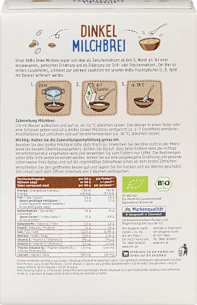 dmBio Abendbrei Milch Dinkel ab 5.Monat, 250 g dauerhaft ...