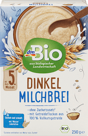 Dmbio Abendbrei Milch Dinkel Ab Dem 5 Monat 250 G Dauerhaft Gunstig Online Kaufen Dm De
