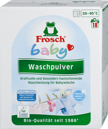 frosch baby waschpulver 18 wl dm at