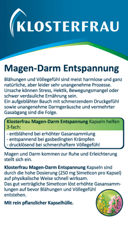 Klosterfrau Magen Darm Entspannung Kapseln 20 St Dauerhaft Gunstig Online Kaufen Dm De