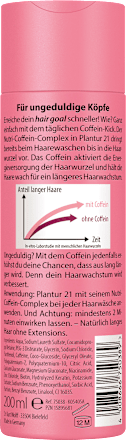 plantur 21 shampoo nutri coffein langehaare 200 ml dauerhaft gunstig online kaufen dm de