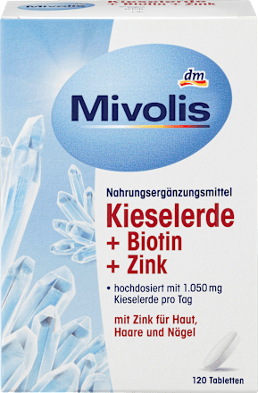 Mivolis Kieselerde Biotin Zink Tabletten 120 St 148 G Dauerhaft Gunstig Online Kaufen Dm De