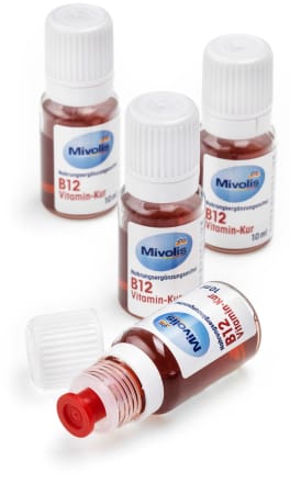 Mivolis B12 Vitamin Kur Trinkampullen 10 St 100 Ml Dauerhaft Gunstig Online Kaufen Dm De