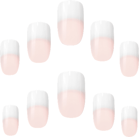 elegant touch kunstliche fingernagel french nails pink 103 24 st dauerhaft gunstig online kaufen dm de