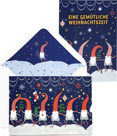 Cactus Grusskarte Adventskalender Wichtel 1 St Dauerhaft Gunstig Online Kaufen Dm De