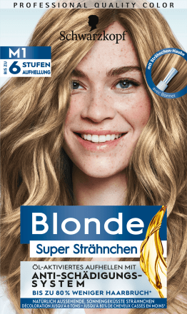 Blonde haare mit blonden strähnchen