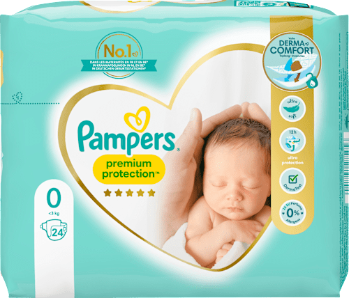 Pampers Windeln Premium Protection Grosse 0 New Baby Micro 24 St Dauerhaft Gunstig Online Kaufen Dm De