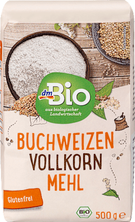 Dmbio Mehl Buchweizen Vollkorn 500 G Dauerhaft Gunstig Online Kaufen Dm De
