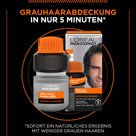 L Oreal Men Expert Tonung One Twist Haarfarbe Dunkelbraun 03 1 St Dauerhaft Gunstig Online Kaufen Dm De