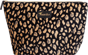 Manou Kosmetiktasche Schwarz Mit Leomuster 1 St Dm At
