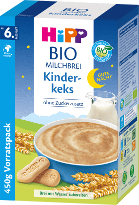 Hipp Milchbrei Gute Nacht Bio Kinderkeks Ab Dem 6 Monat 450 G Dauerhaft Gunstig Online Kaufen Dm De