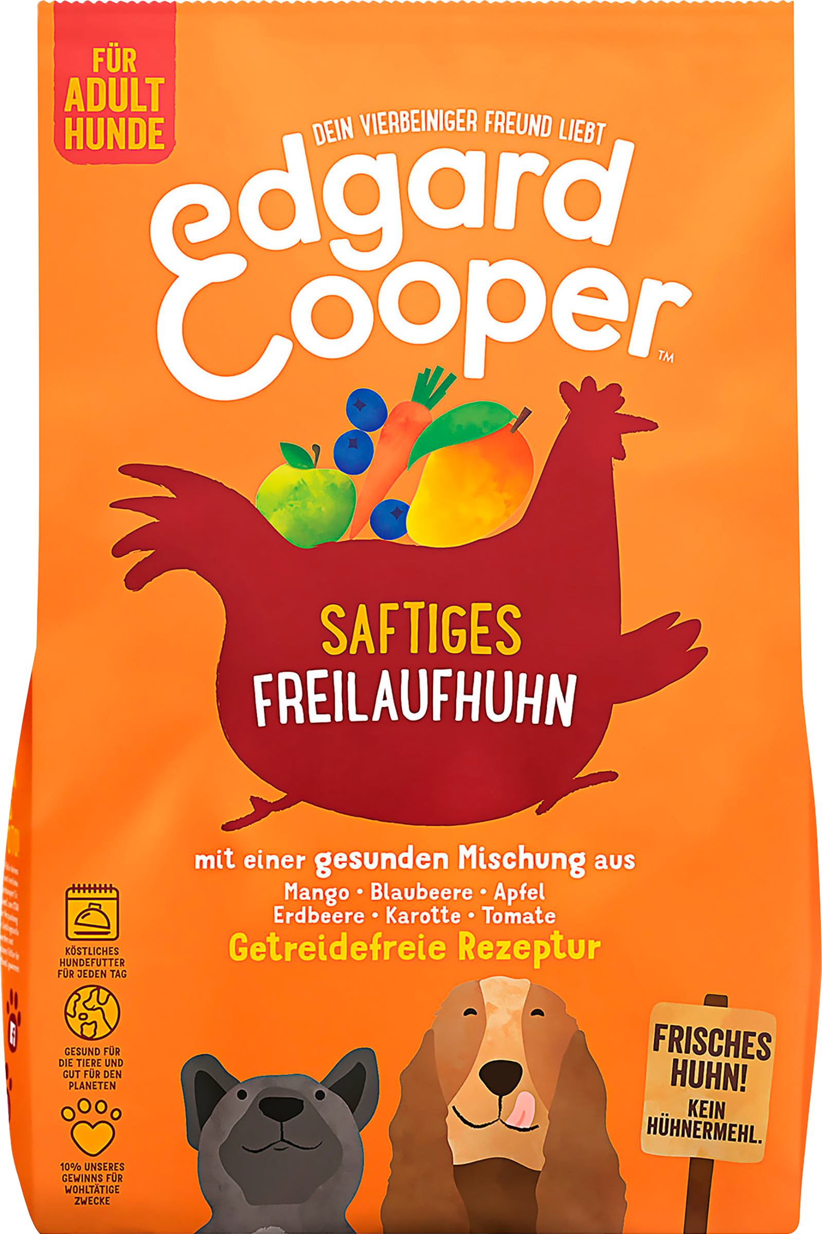 Trockenfutter Hund mit Huhn & Mango, Adult