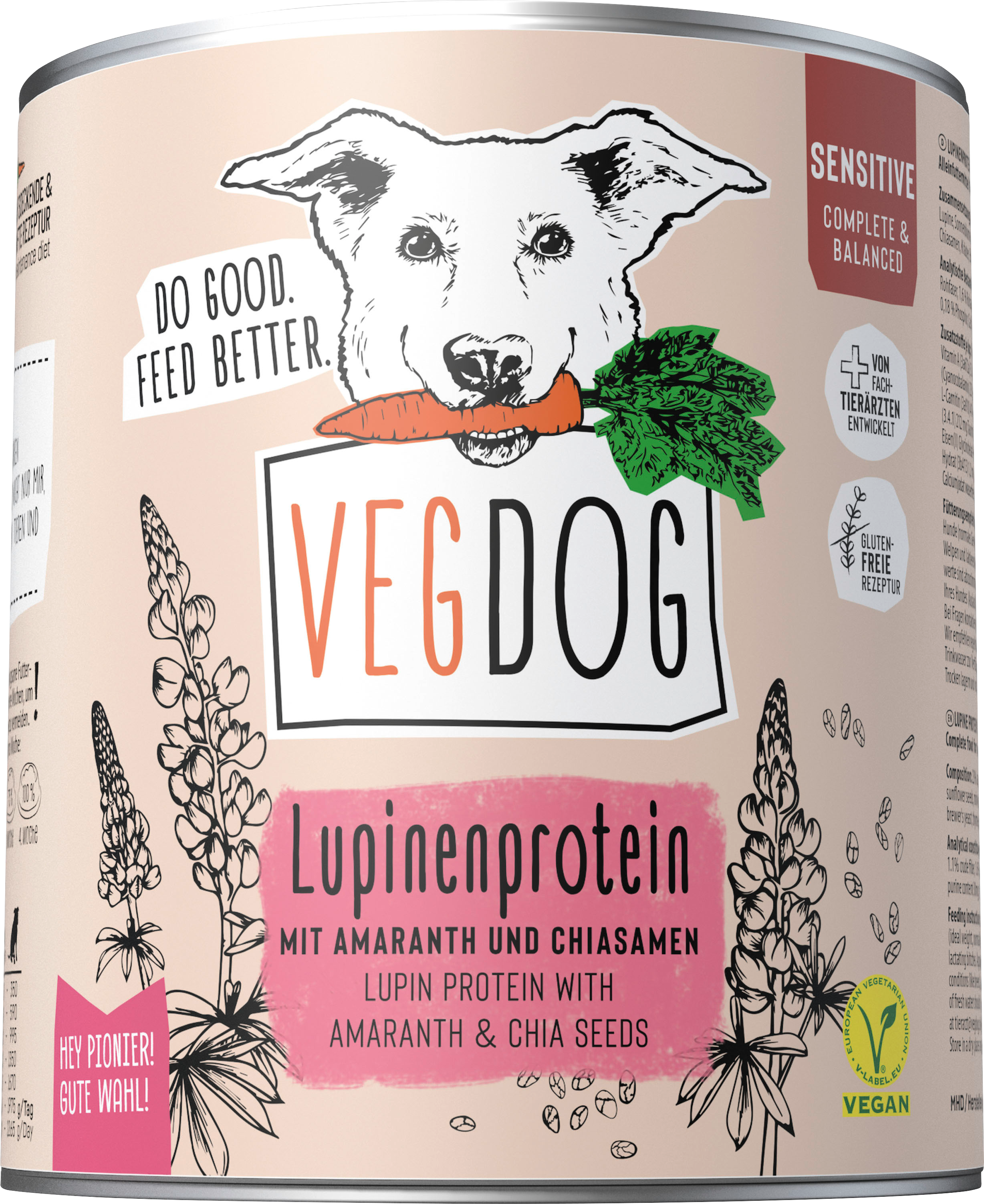 VEGDOG Nassfutter Hund sensitiv Lupinenprotein bei DM DE kaufen