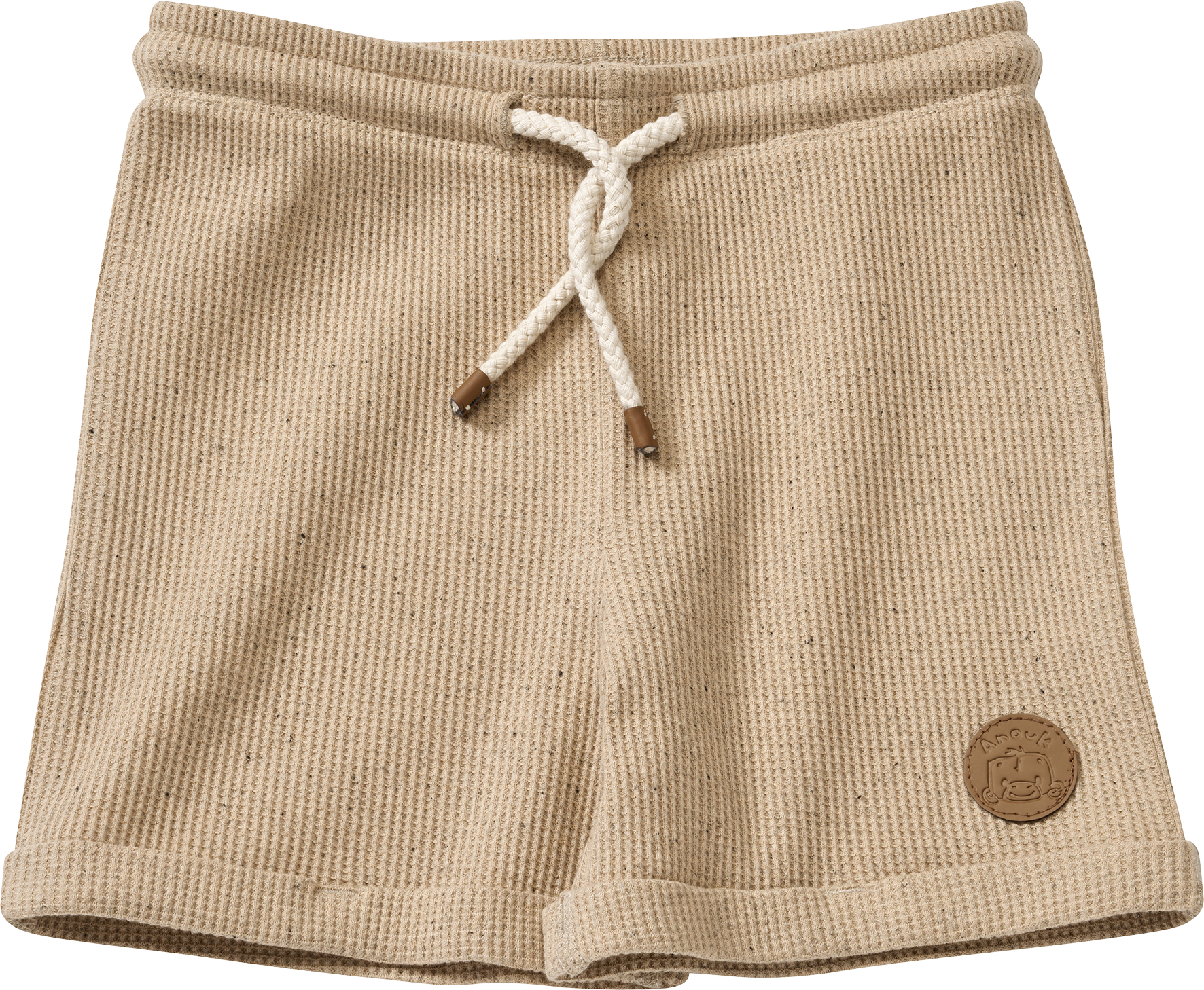 Anouk Shorts mit Waffelstruktur, beige, Gr. 128