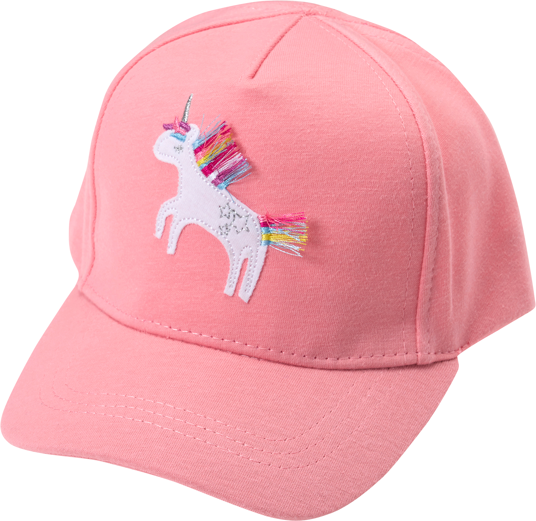 Basecap mit Einhorn-Motiv, rosa, Gr. 54/55