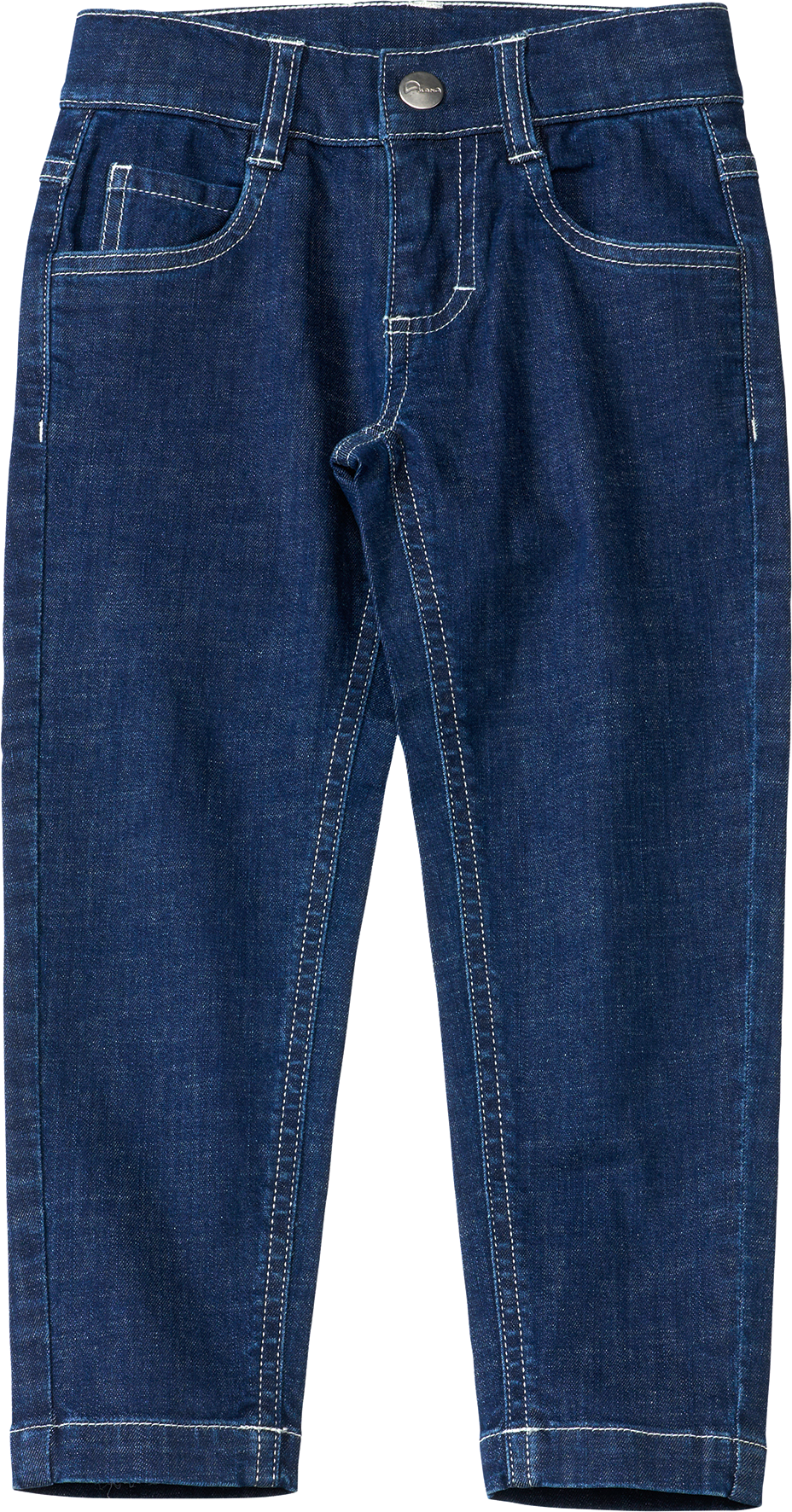 Jeans mit schmalem Schnitt, blau, Gr. 104