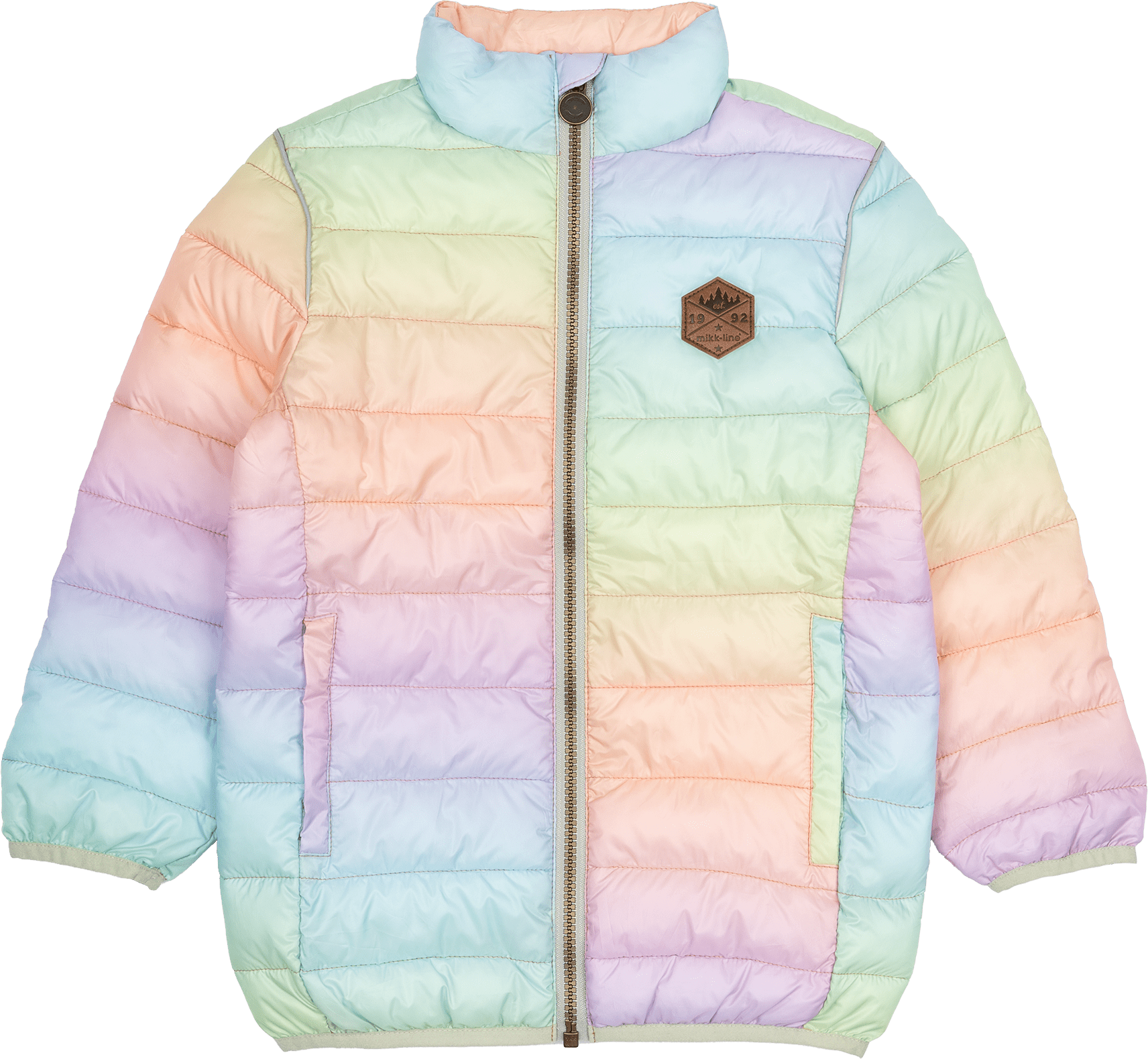 Steppjacke in Pastellfarben, bunt, Gr. 98/104