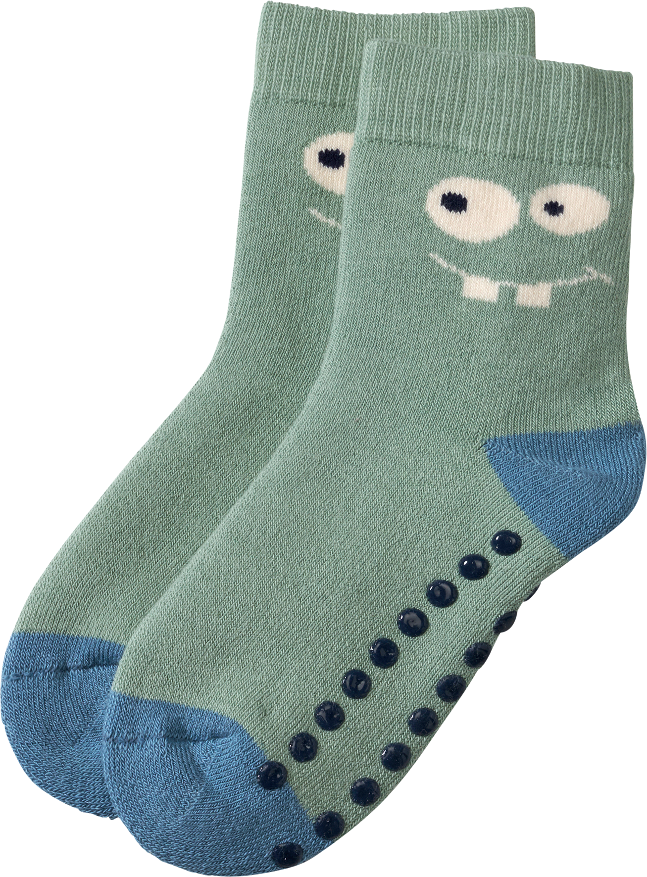 ABS Socken mit Monster-Motiv, grün, Gr. 23/26