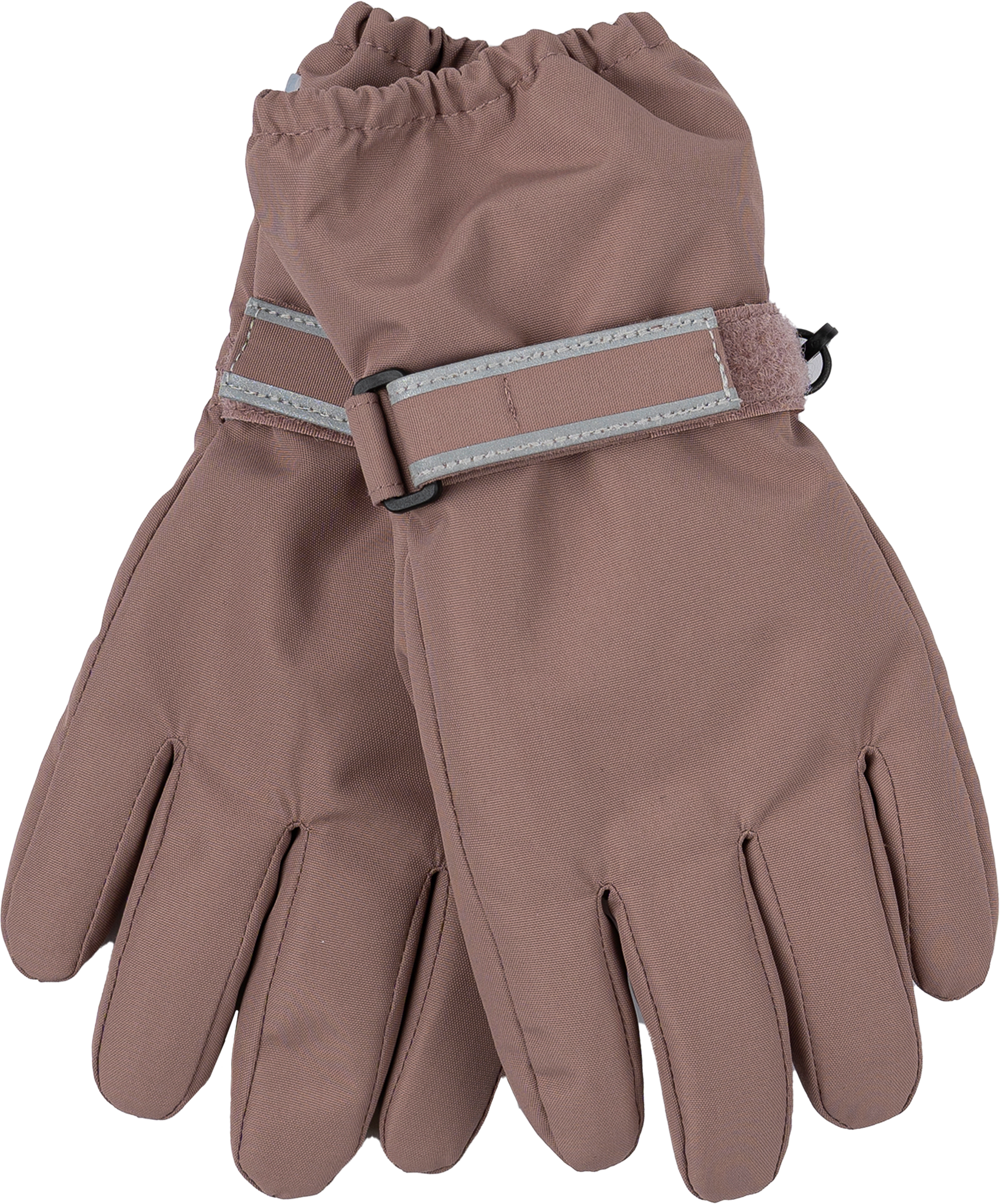 Handschuhe mit reflektierenden Streifen, rosa, Gr. 122/128