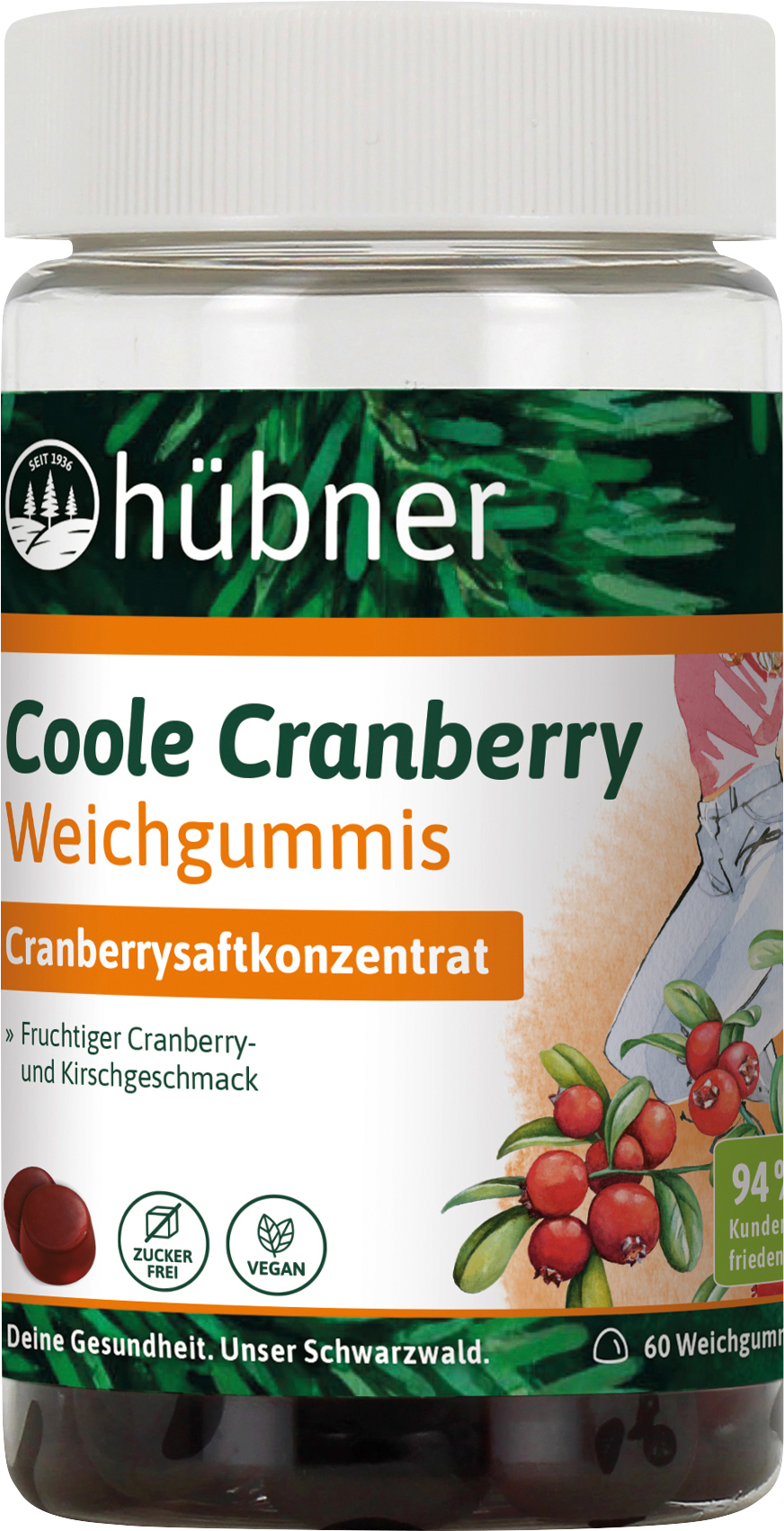 Weichgummies Coole Cranberry 60 St