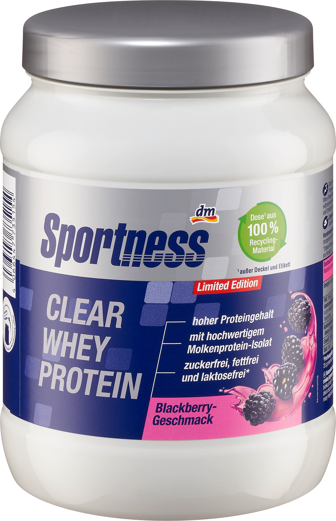 Proteinpulver, Clear Whey Protein, Blackberry Geschmack