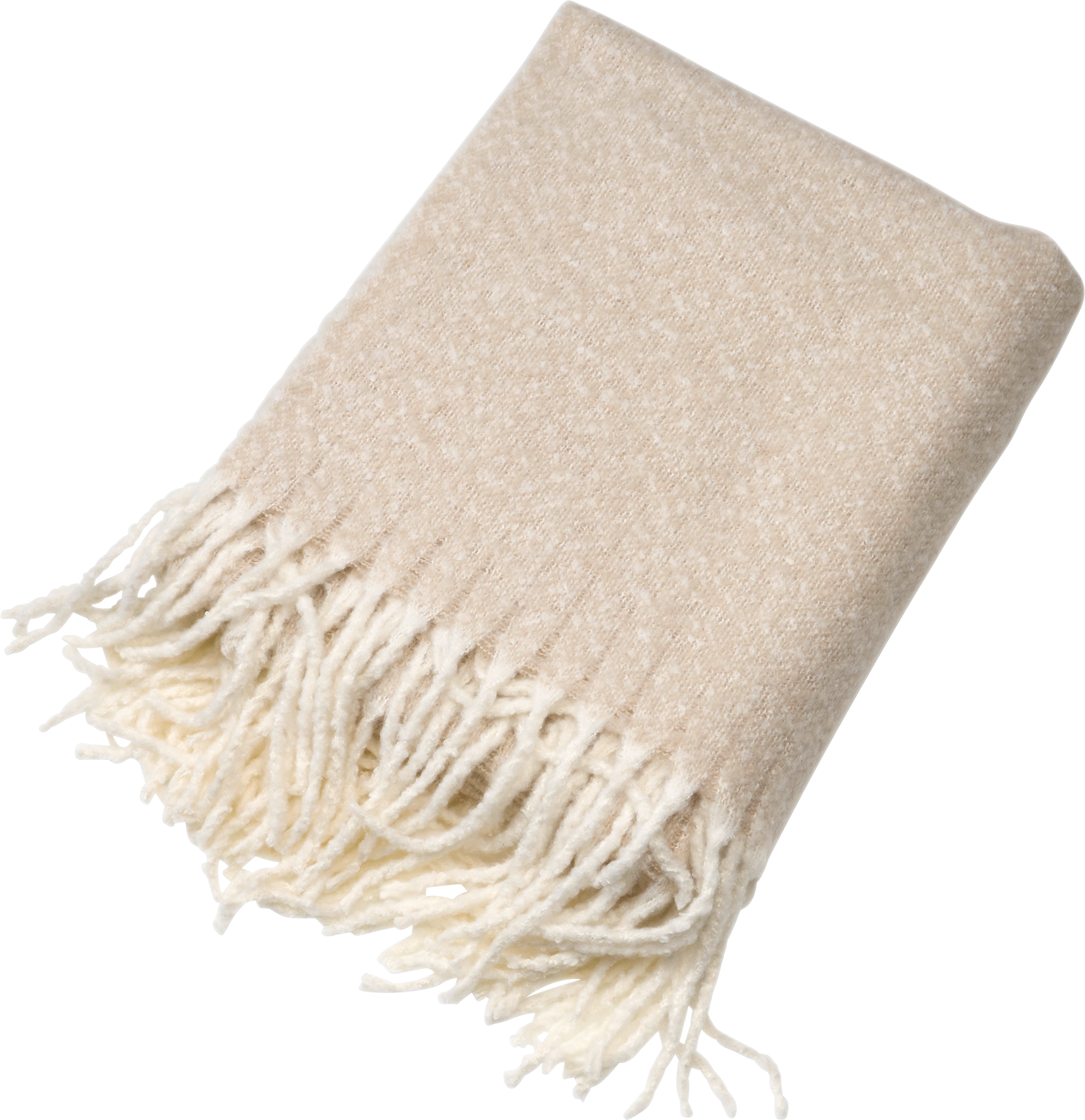 Decke aus Polyester, beige (160x140 cm)