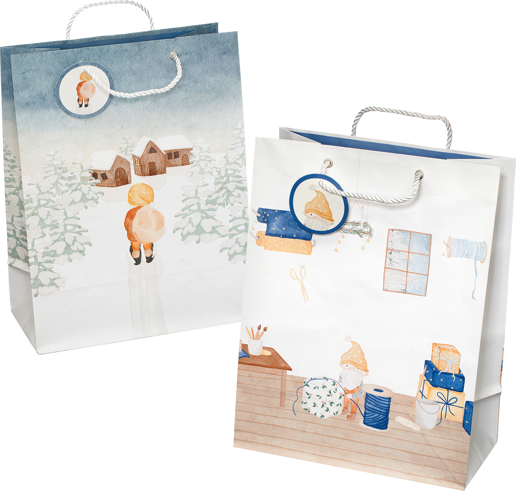 Geschenktasche maxi hoch Wichtel 