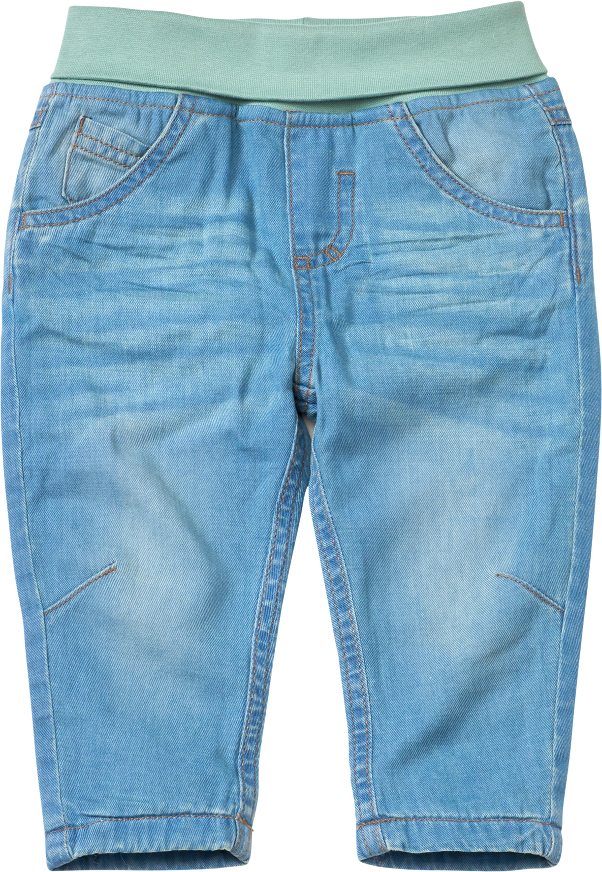 Jeans mit weitem Schnitt, blau, Gr. 74