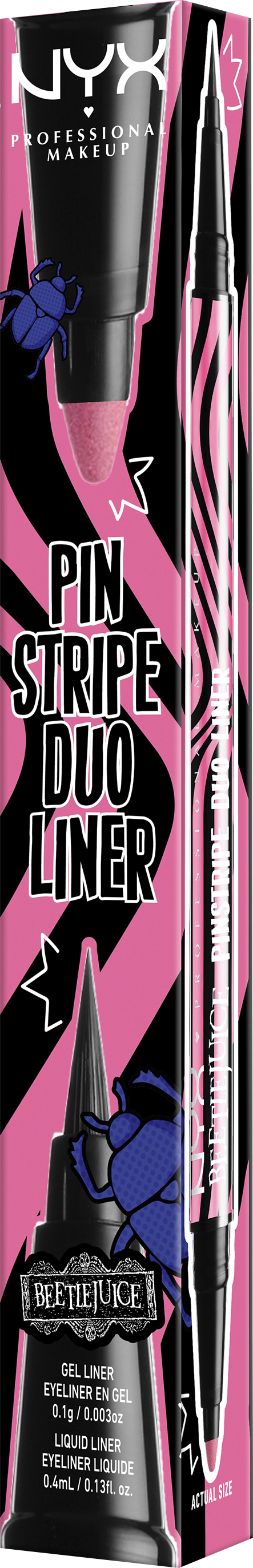 Eyeliner Beetlejuice Pinstripe Duo 01 Pink Chrome