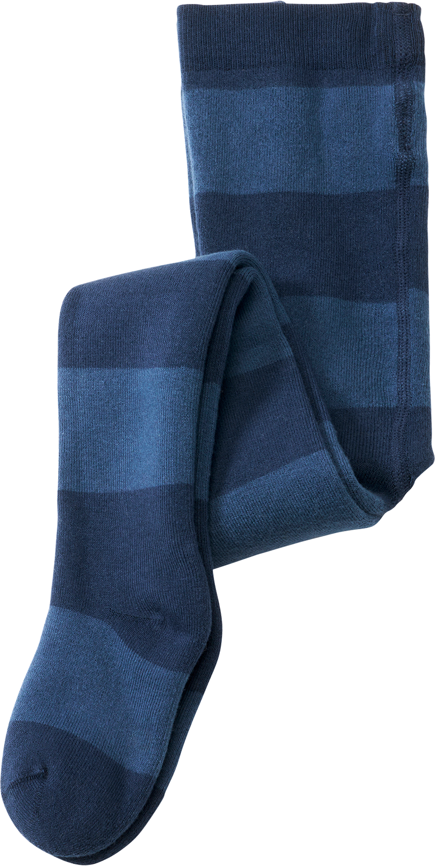 Thermostrumpfhose mit Blockringel-Muster, blau, Gr. 110/116