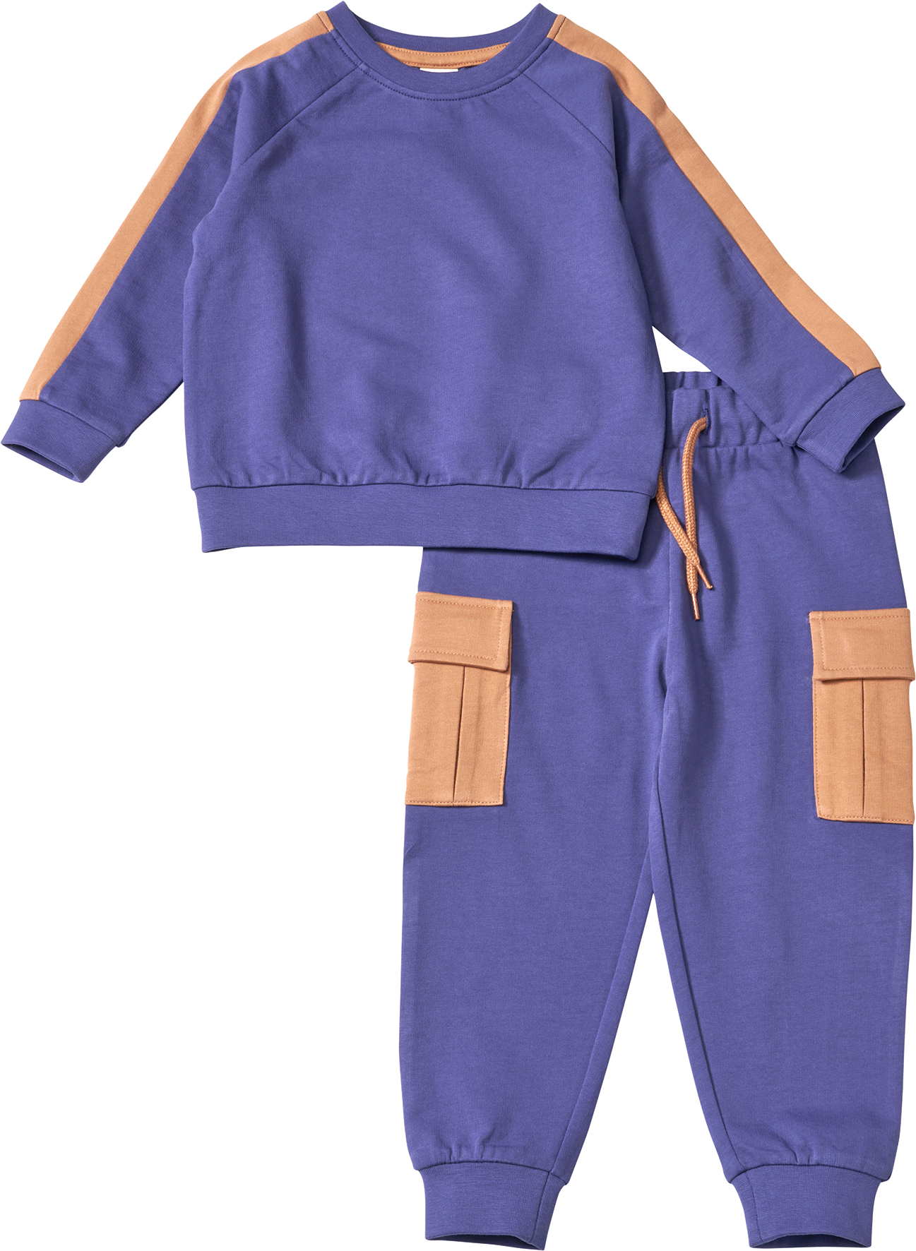 Set mit Pullover & Jogginghose, blau, Gr. 98