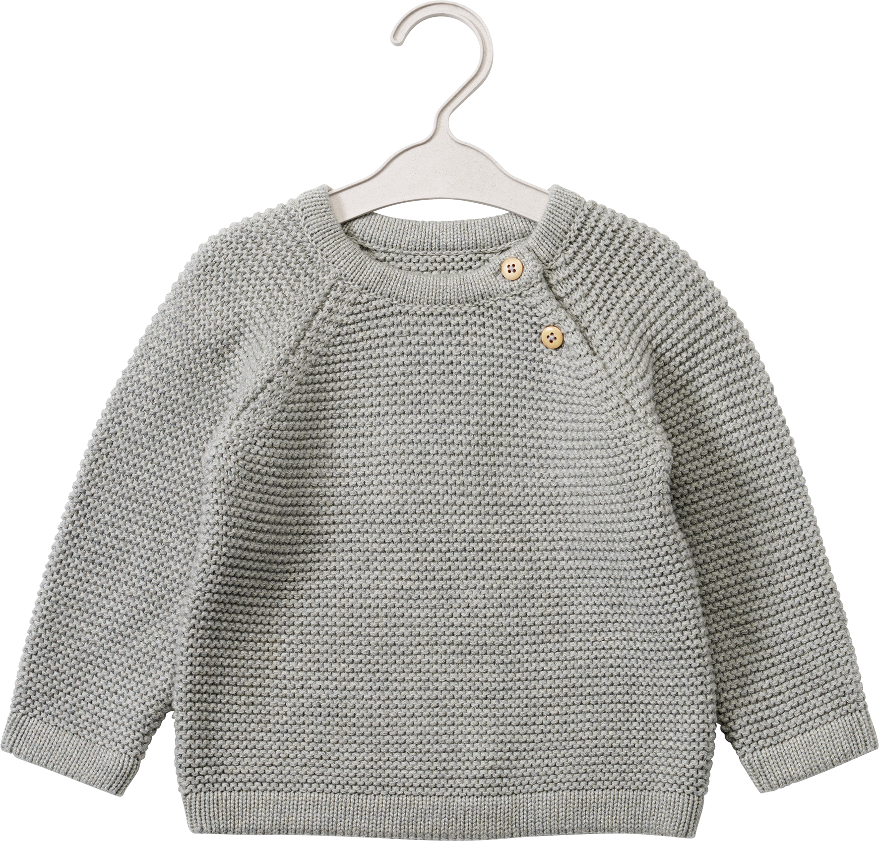 Pullover aus Strick, grau, Gr. 80