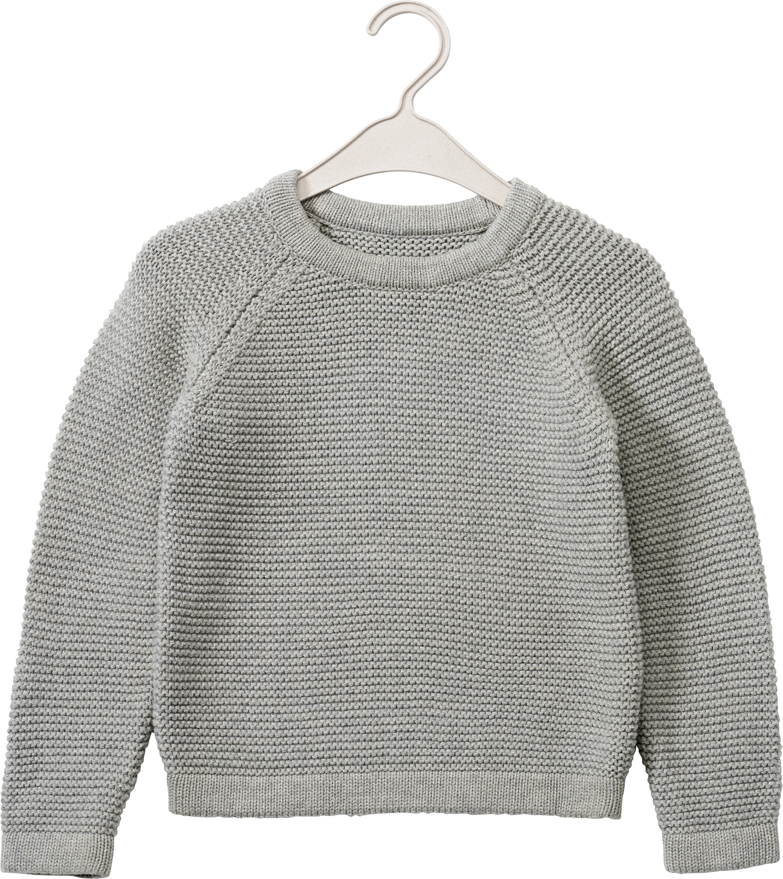 Pullover aus Strick, grau, Gr. 122