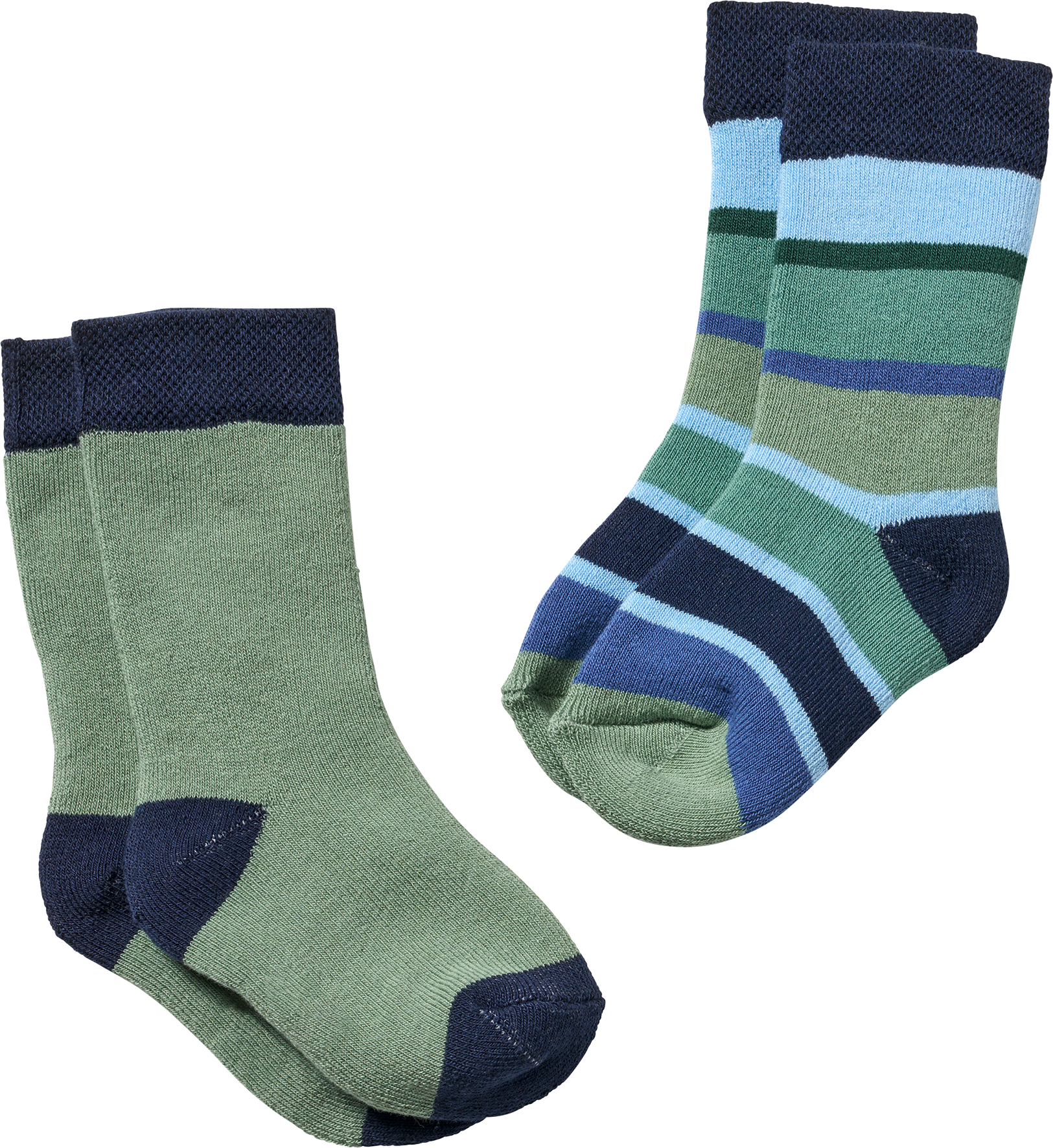 Thermosocken, blau & grün, Gr. 19/22