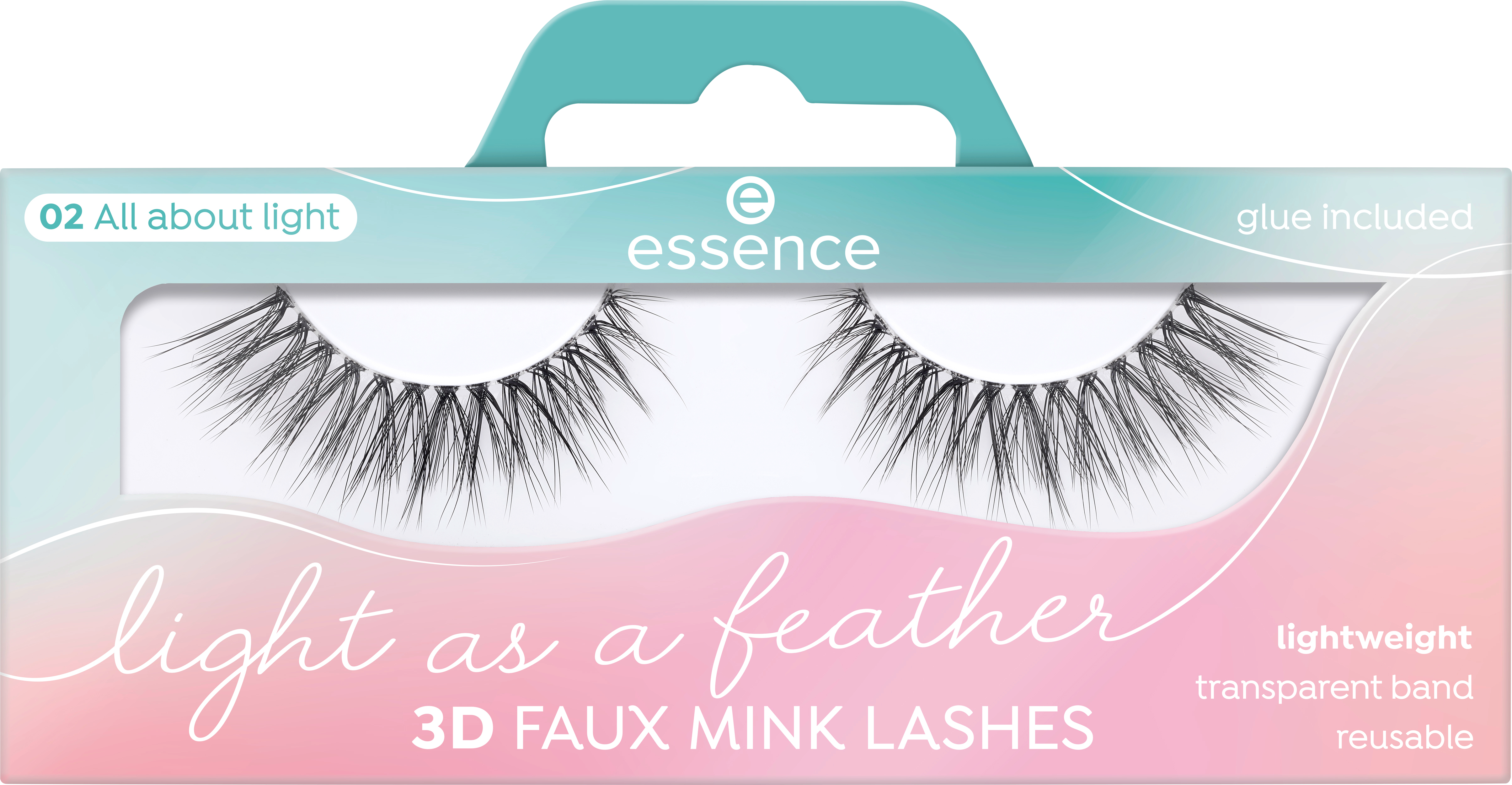 Künstliche Wimpern Light As A Feather 3D Faux Mink Lashes 02 All About Light (1 Paar)