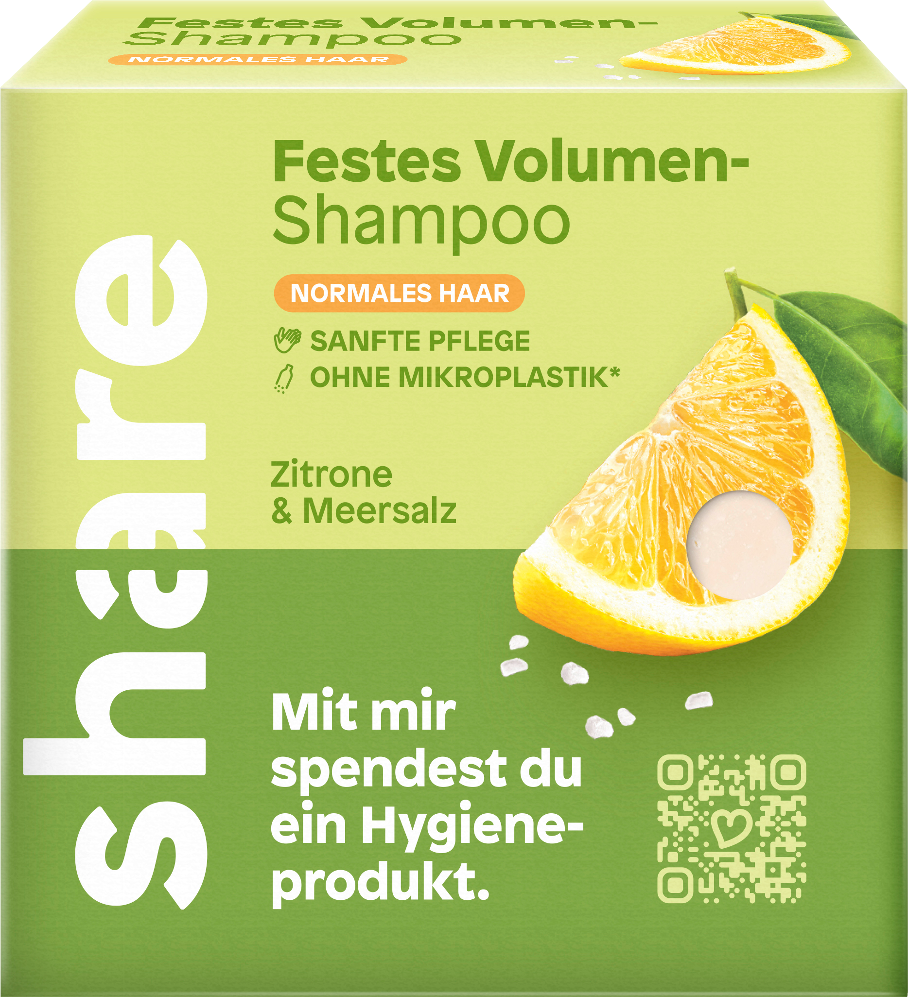 Festes Shampoo Zitrone & Meersalz