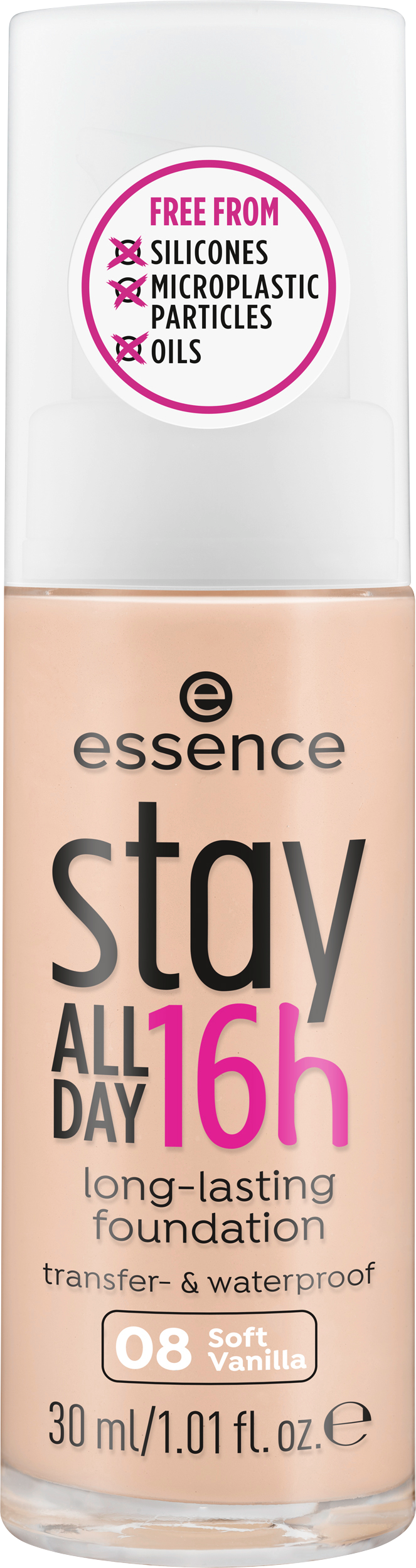 Foundation Stay All Day 16h Long-Lasting 08 Soft Vanilla