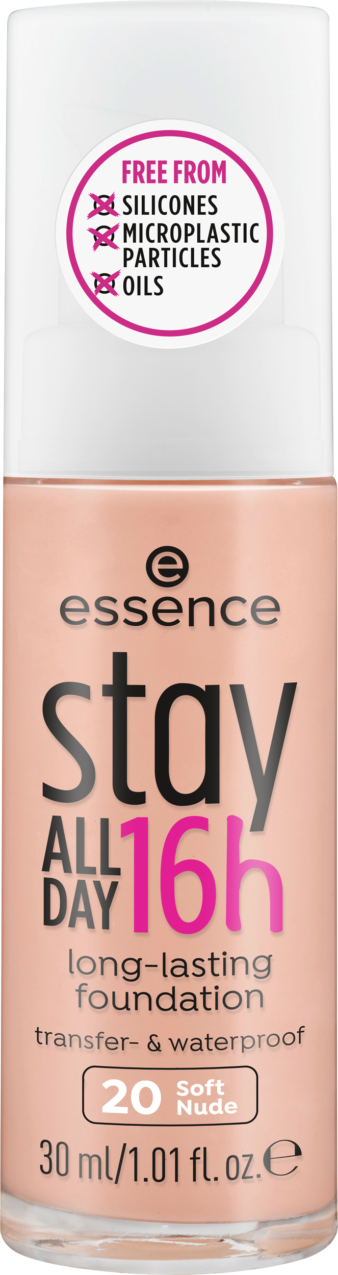 Foundation Stay All Day 16h Long-Lasting 20 Soft Nude 