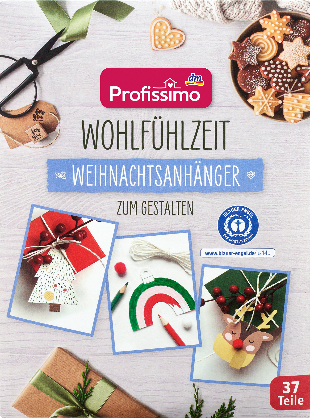 Weihnachtsanhänger Bastelset