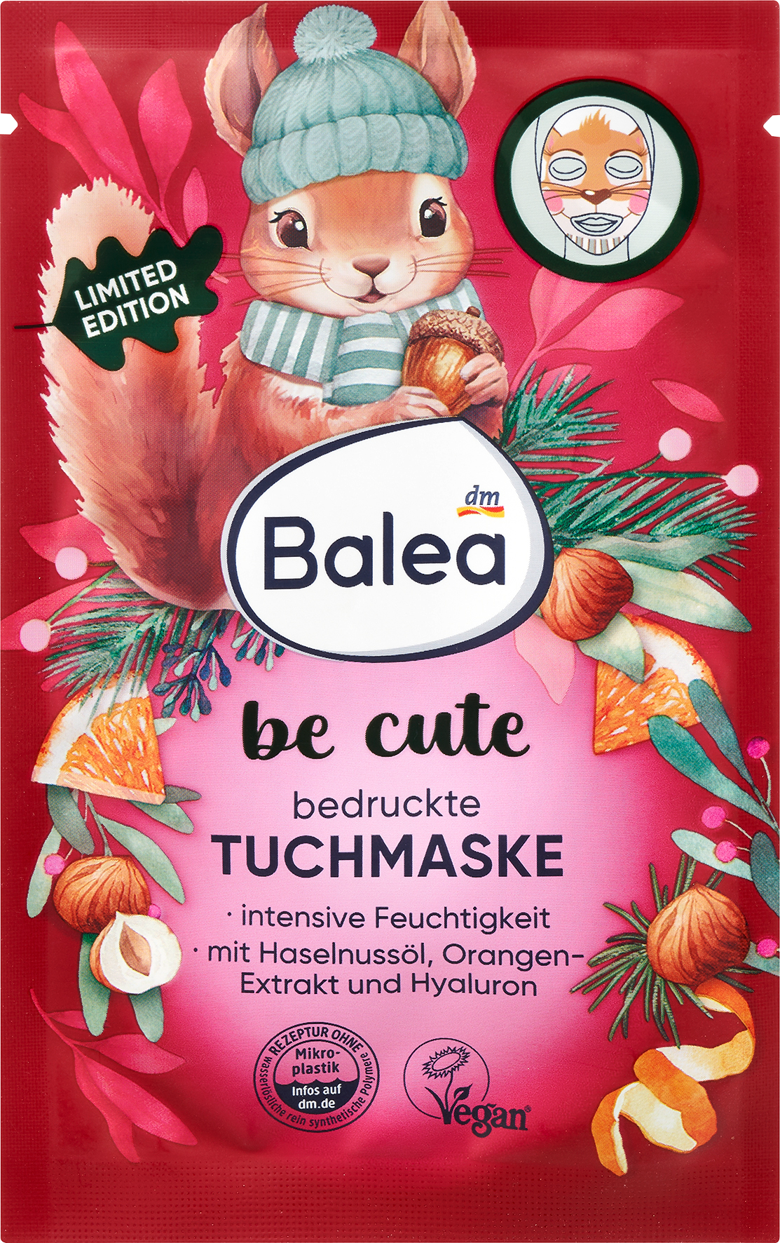 Tuchmaske Eichhörnchen