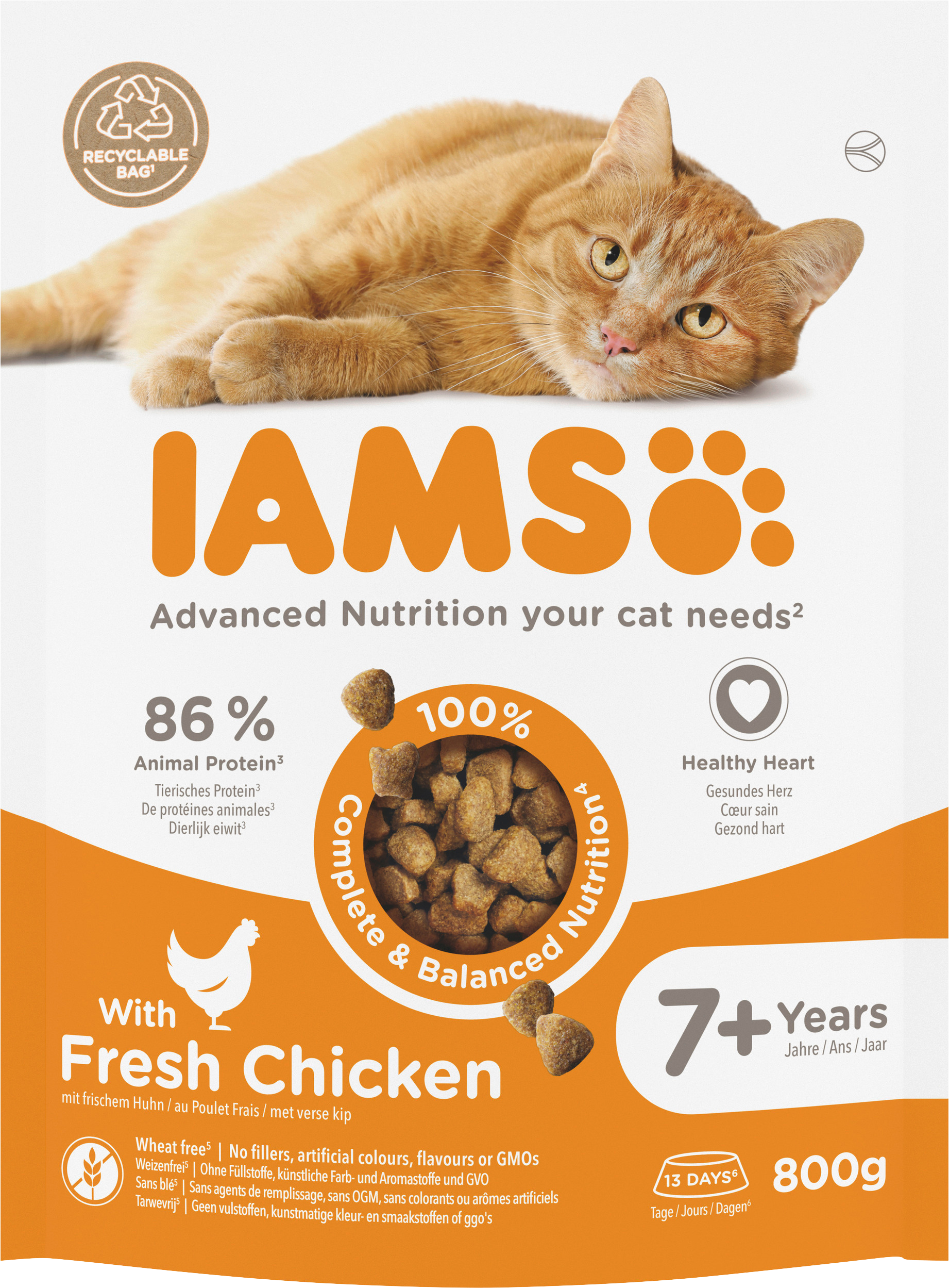 IAMS Trockenfutter Katze Huhn, Senior bei DM DE kaufen