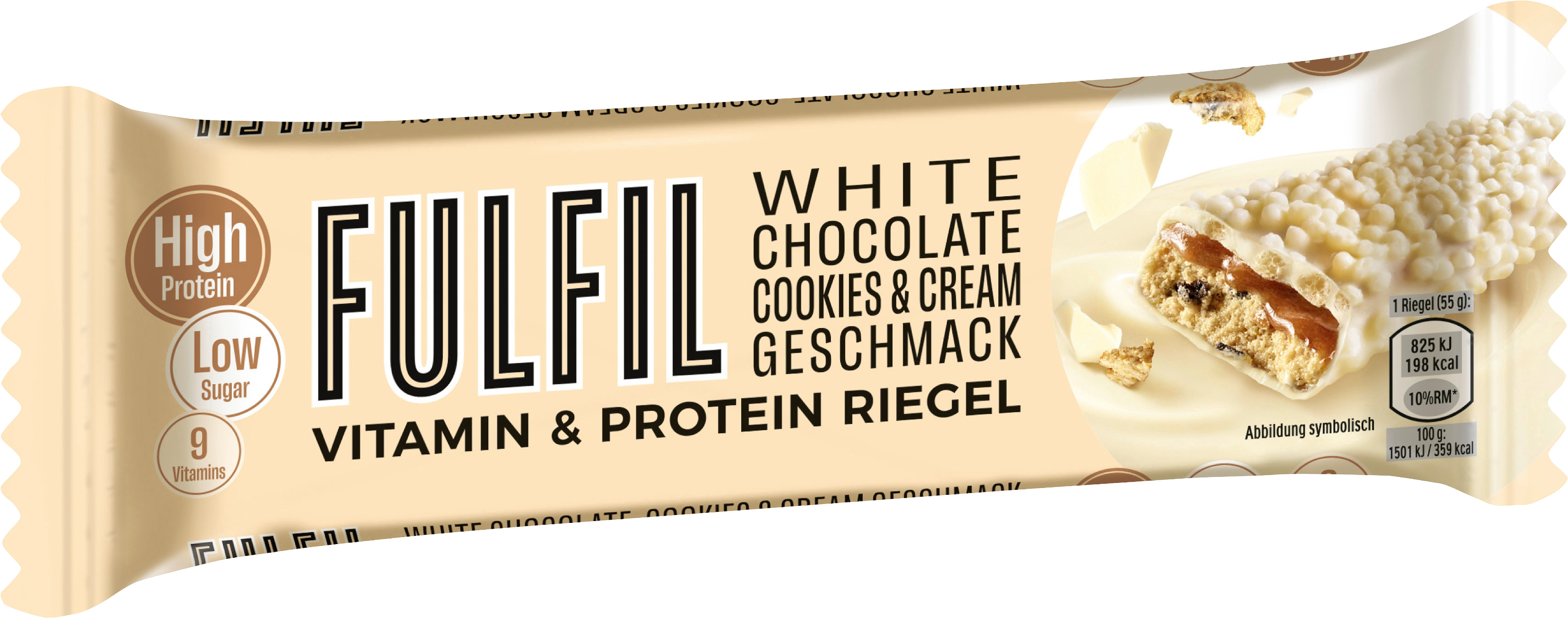Proteinriegel, White Chocolate Cookies & Cream Geschmack
